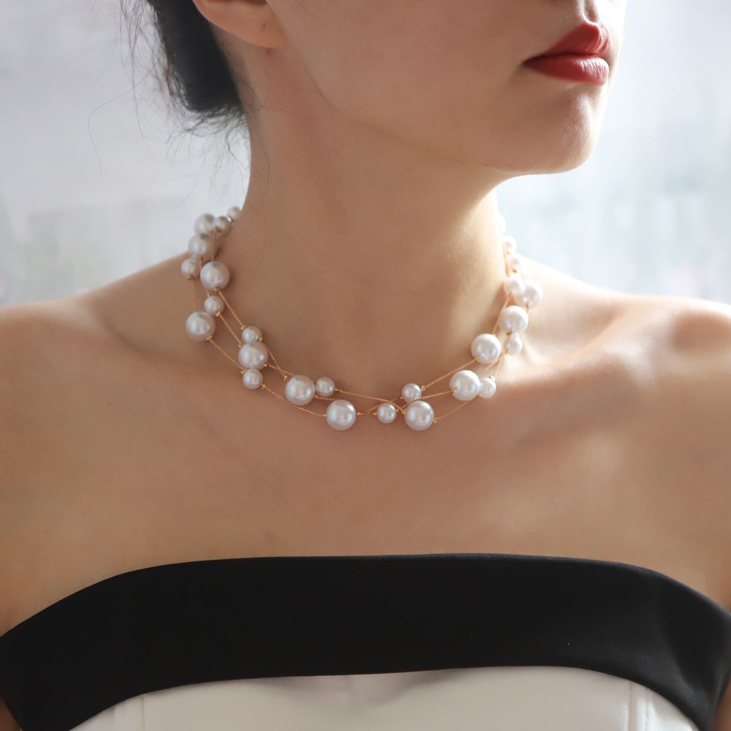 Delicate Artisan Pearl Bracelet
