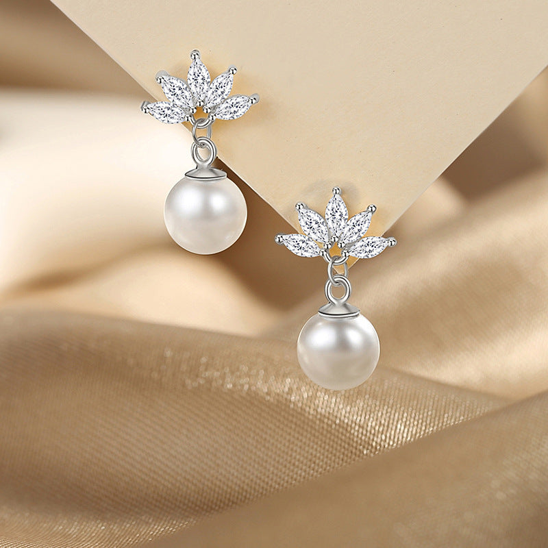 Delicate Artisan Pearl Earring