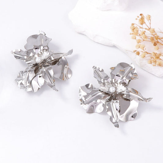 Vintage Handmade Silver Earring