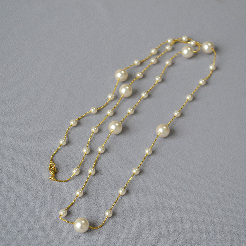 Vintage Handmade Pearl Necklace