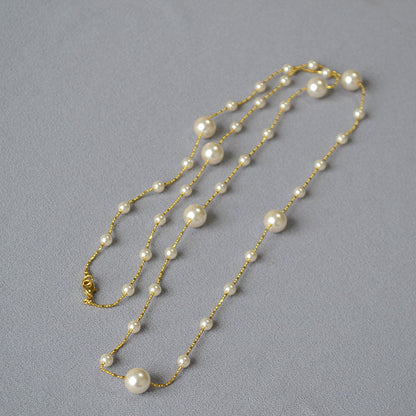 Vintage Handmade Pearl Necklace