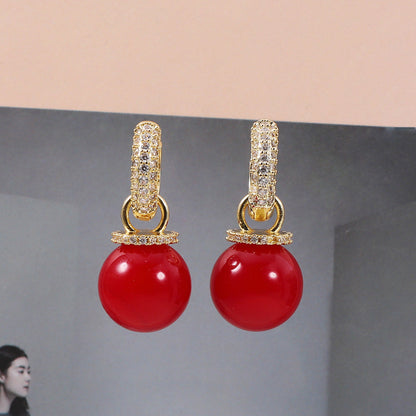 Delicate Artisan Pearl Earring