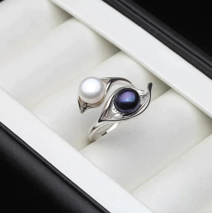 Delicate Artisan Pearl Ring