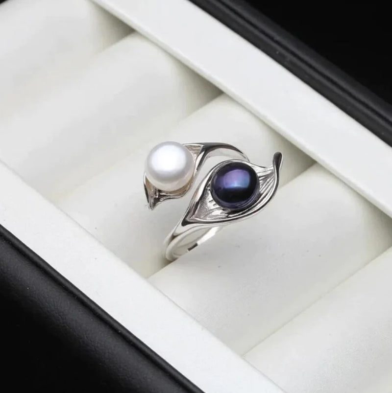 Delicate Artisan Pearl Ring