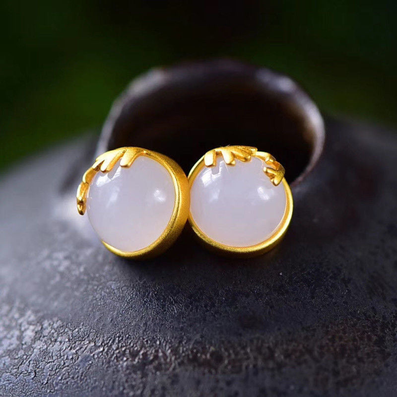 Delicate Artisan Gold Earring