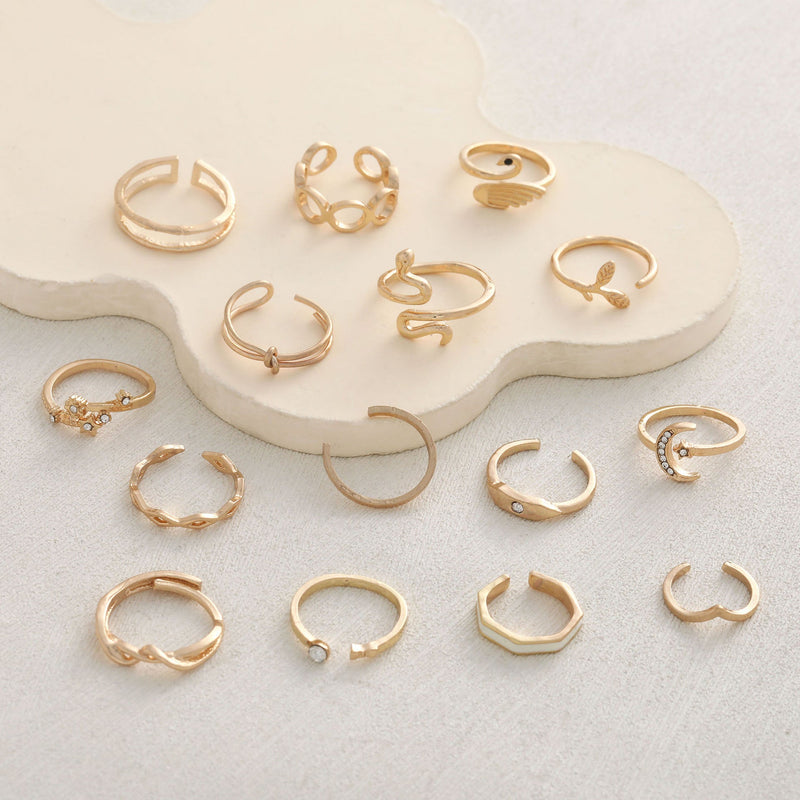 Delicate Artisan Gold Ring
