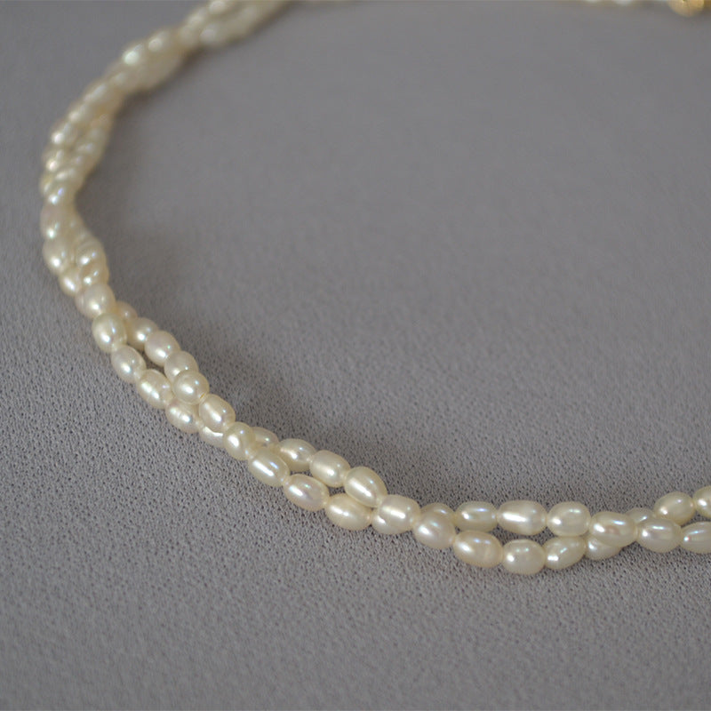 Delicate Artisan Pearl Necklace