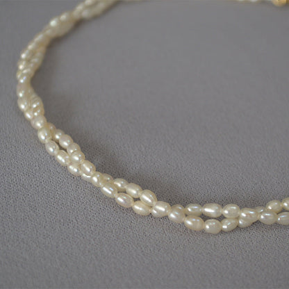 Delicate Artisan Pearl Necklace