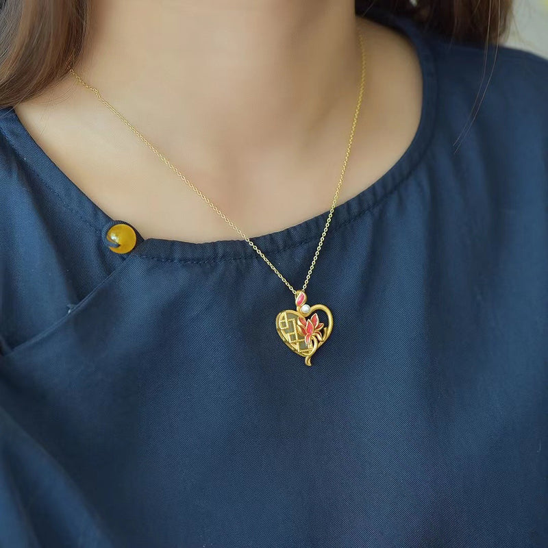 Vintage Handmade Silver Necklace