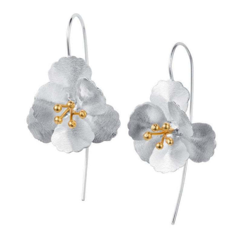 Vintage Handmade Gold Earring