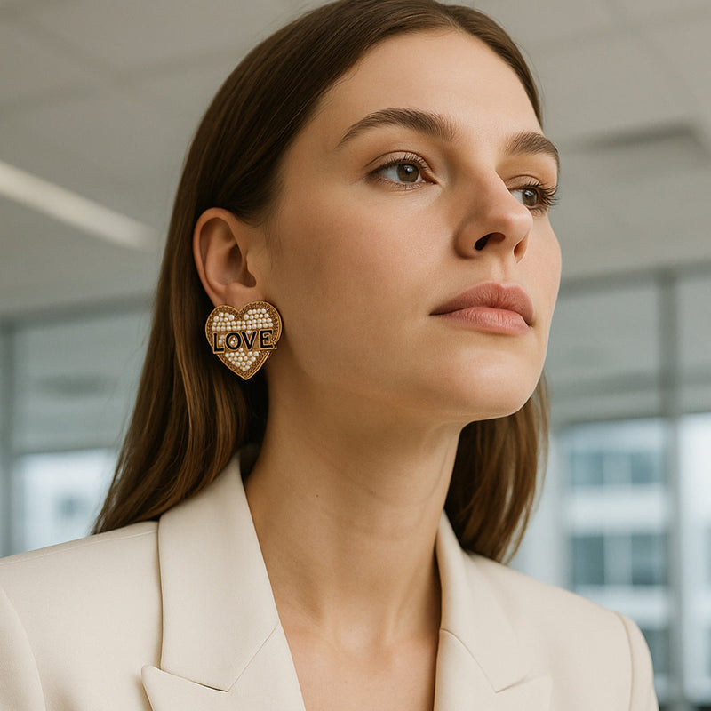Vintage Handmade Pearl Earring