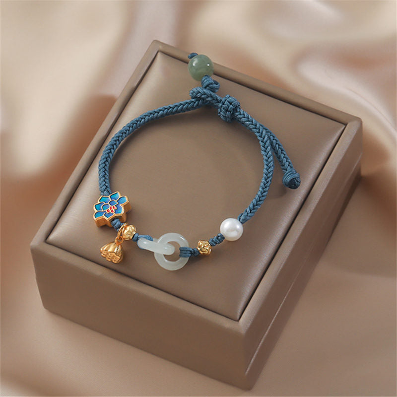Delicate Artisan Pearl Bracelet