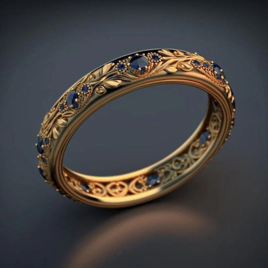 Classic Gold Ring with Timeless Appeal