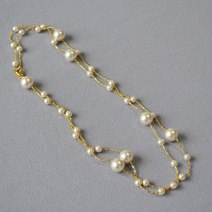 Vintage Handmade Pearl Necklace