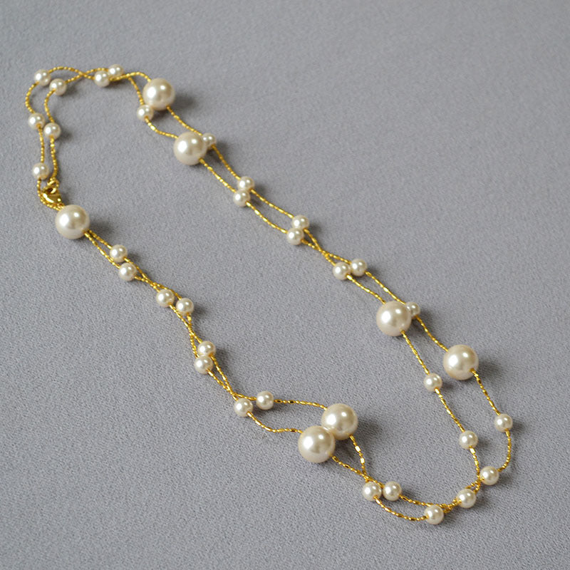 Vintage Handmade Pearl Necklace