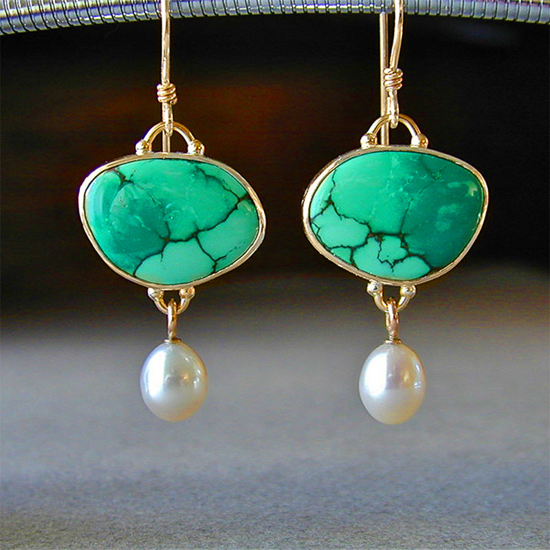 Delicate Artisan Pearl Earring