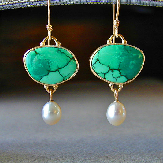 Delicate Artisan Pearl Earring