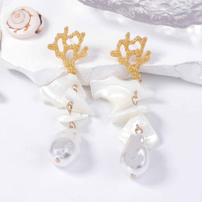 Delicate Artisan Pearl Earring