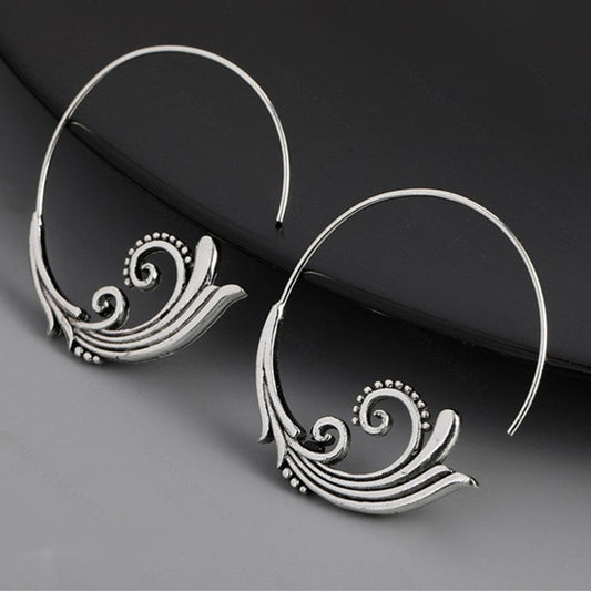 Delicate Artisan Silver Earring