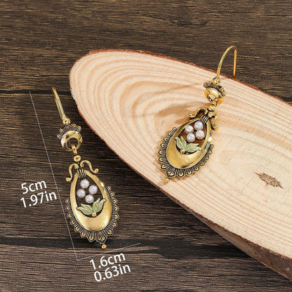 Delicate Artisan Pearl Earring
