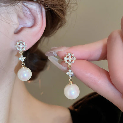 Delicate Artisan Pearl Earring