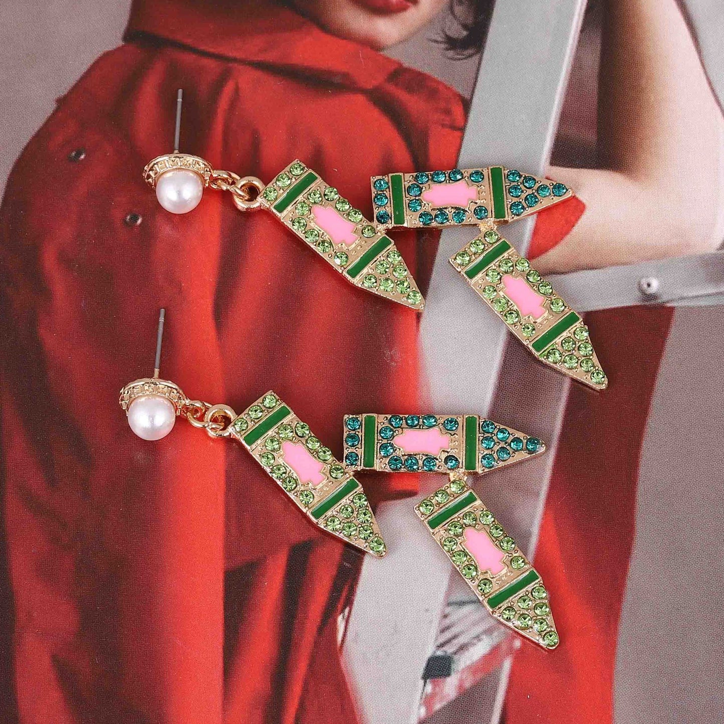 Delicate Artisan Pearl Earring