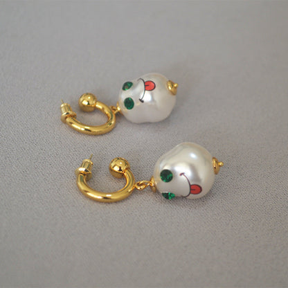 Vintage Handmade Pearl Earring