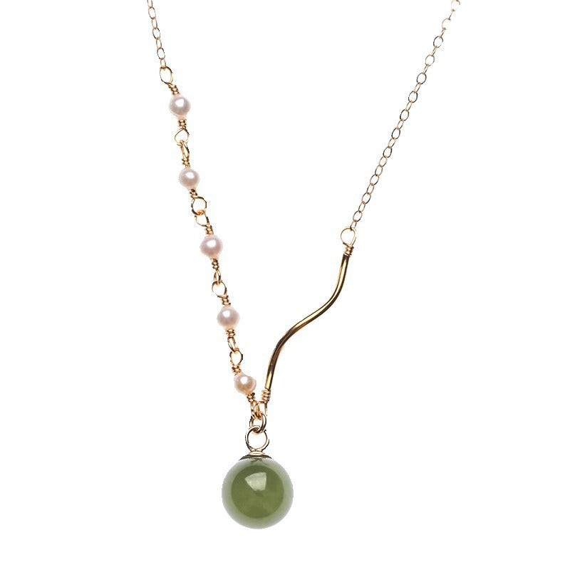 Delicate Artisan Pearl Necklace