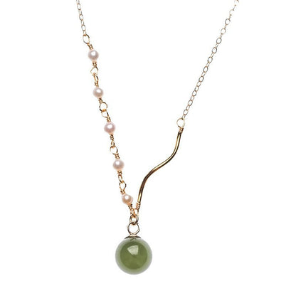 Delicate Artisan Pearl Necklace