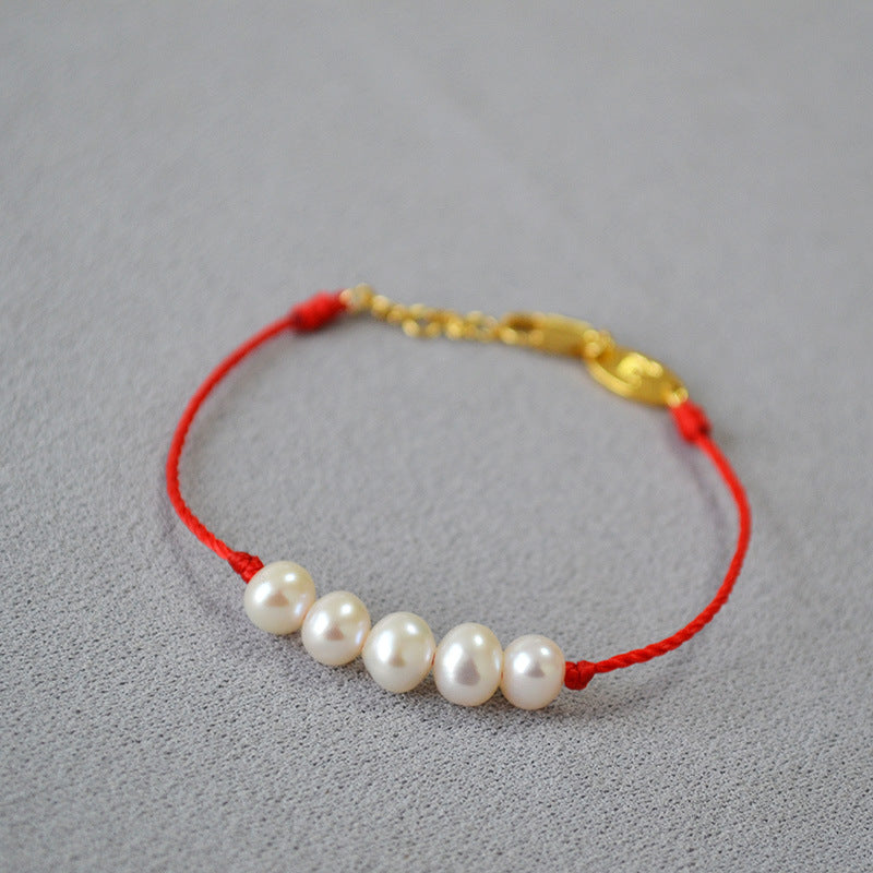 Vintage Handmade Pearl Bracelet