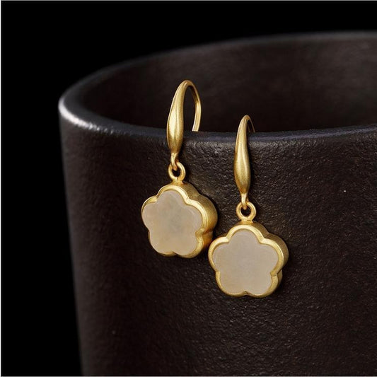 Vintage Handmade Gold Earring