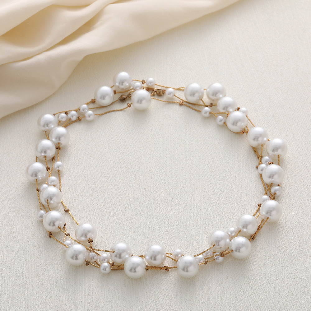 Delicate Artisan Pearl Necklace