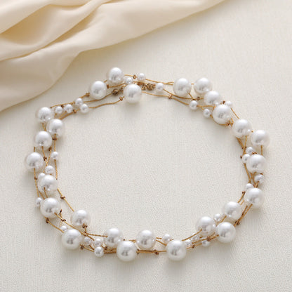 Delicate Artisan Pearl Necklace
