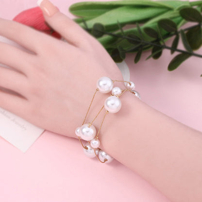 Delicate Artisan Pearl Bracelet