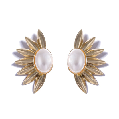 Delicate Artisan Pearl Earring