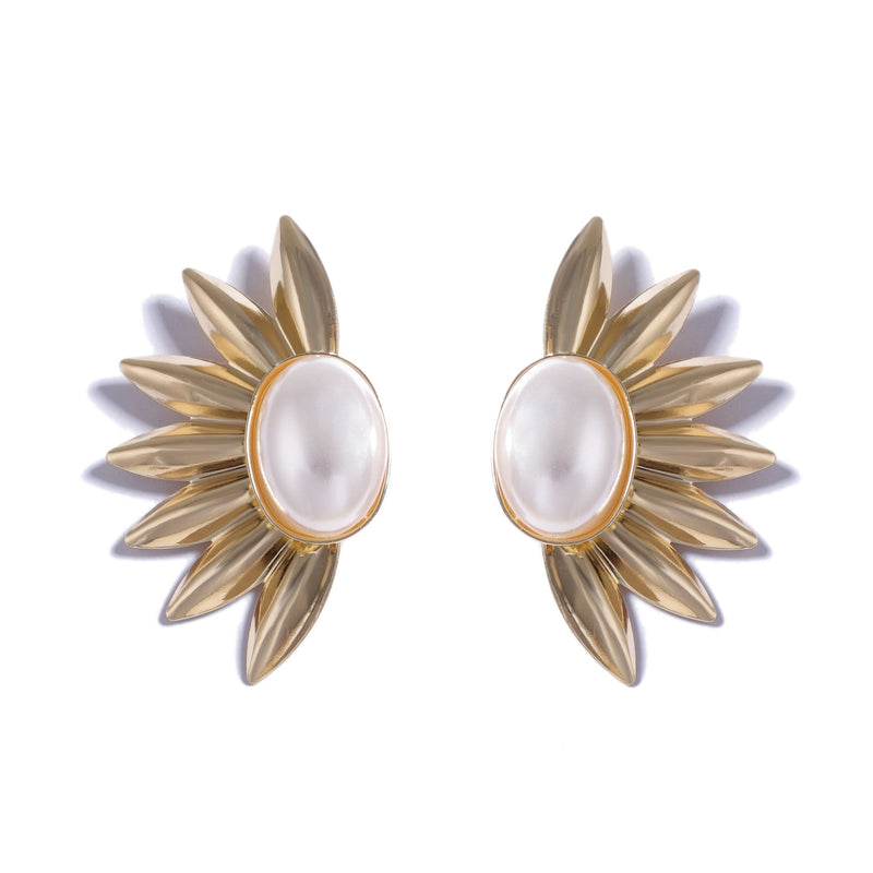 Delicate Artisan Pearl Earring