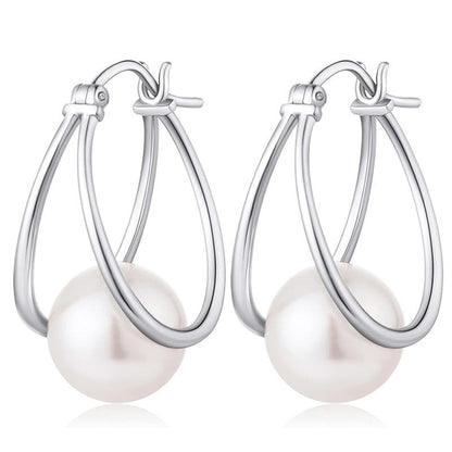 Delicate Artisan Pearl Earring