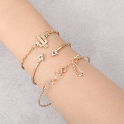 Vintage Handmade Gold Bracelet