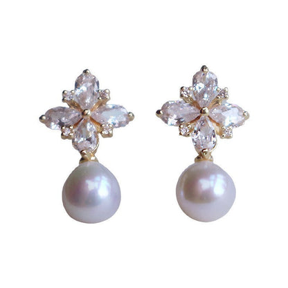 Delicate Artisan Pearl Earring