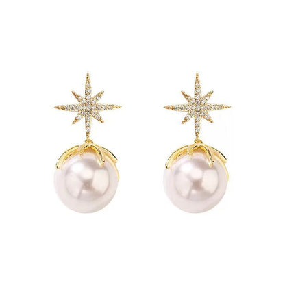 Delicate Artisan Pearl Earring