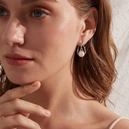 Delicate Artisan Pearl Earring