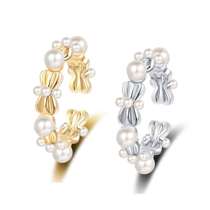 Beautiful Pearl Ring with Unique Style