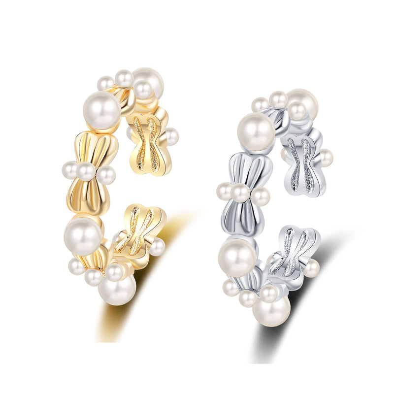Beautiful Pearl Ring with Unique Style