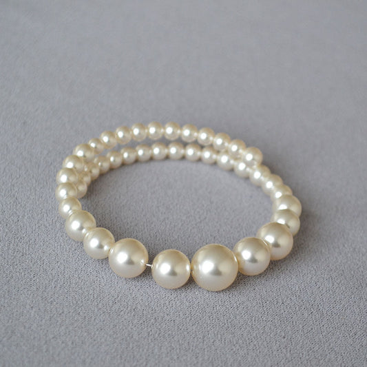 Delicate Artisan Pearl Bracelet