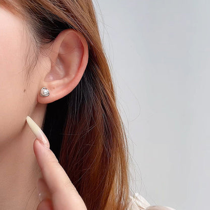 Delicate Artisan Pearl Earring