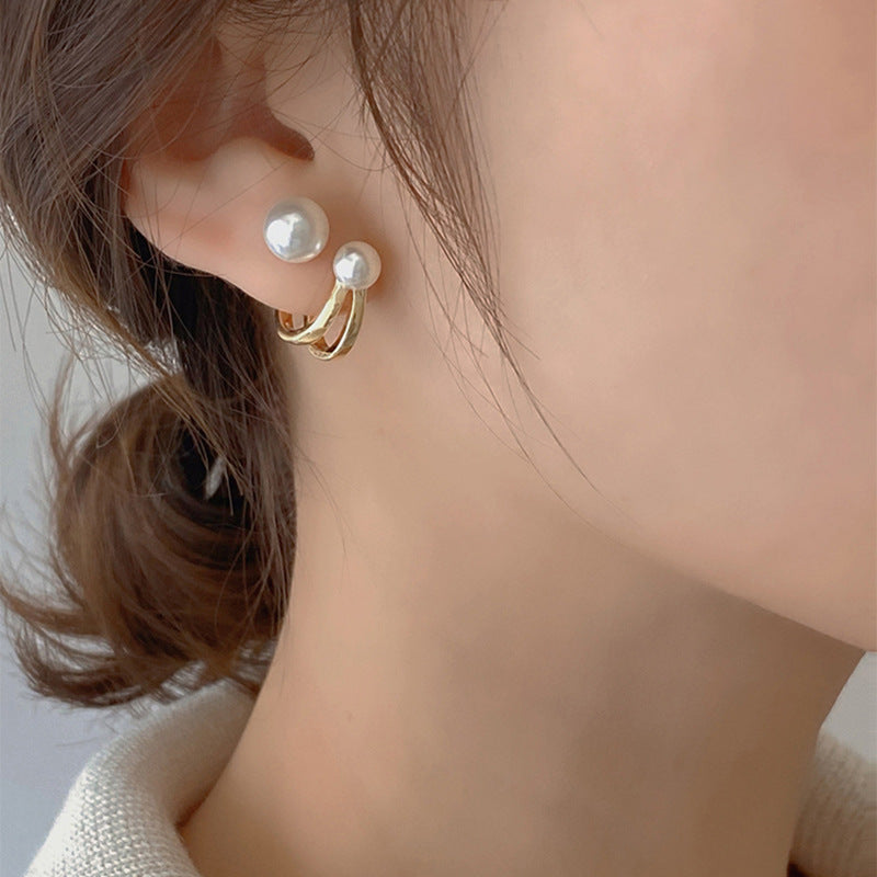 Delicate Artisan Pearl Earring