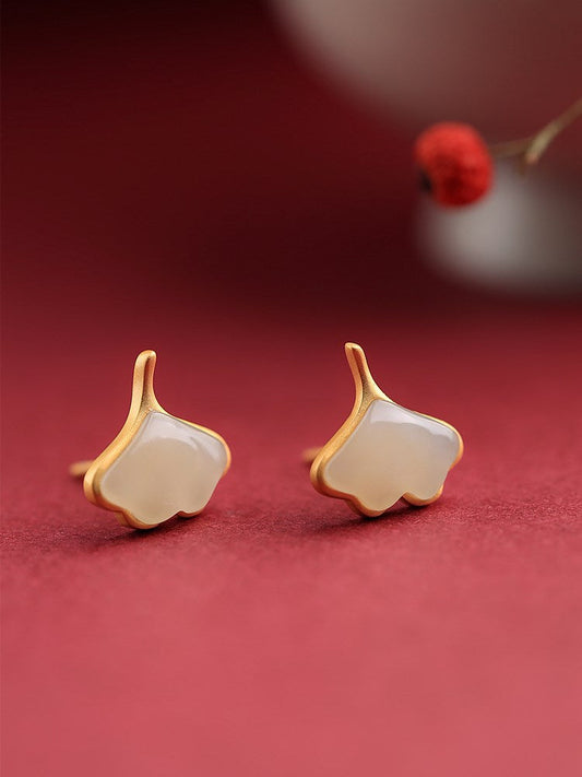 Delicate Artisan Gold Earring