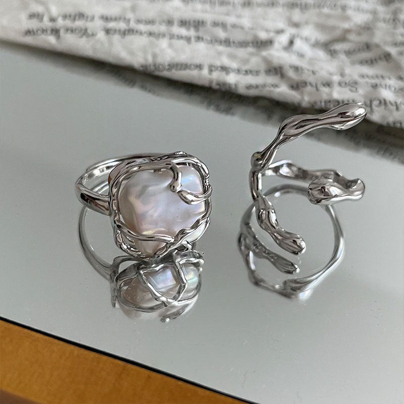 Vintage Handmade Pearl Ring