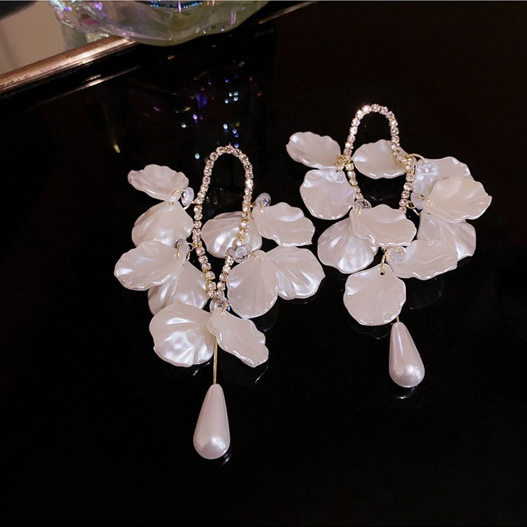 Delicate Artisan Pearl Earring
