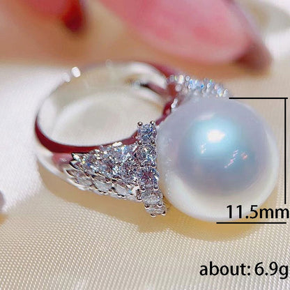 Delicate Artisan Pearl Ring